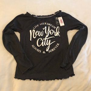 Girls Justice Shirt Long Sleeve